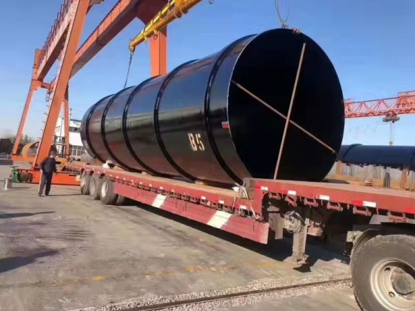 加强筋大口径螺旋钢管